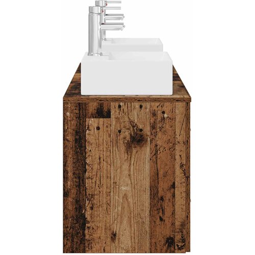  Set ormarića za kupaonicu 3 kom. Staro drvo 49,5 x 41 x 62,5 cm Slike