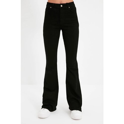 Dewberry 10913 High Waist Women Jeans-BLACK Cene