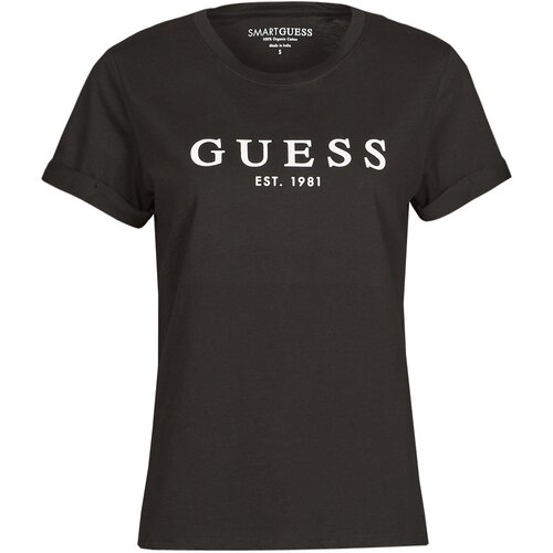 Guess es ss 1981 roll cuff tee crna Slike