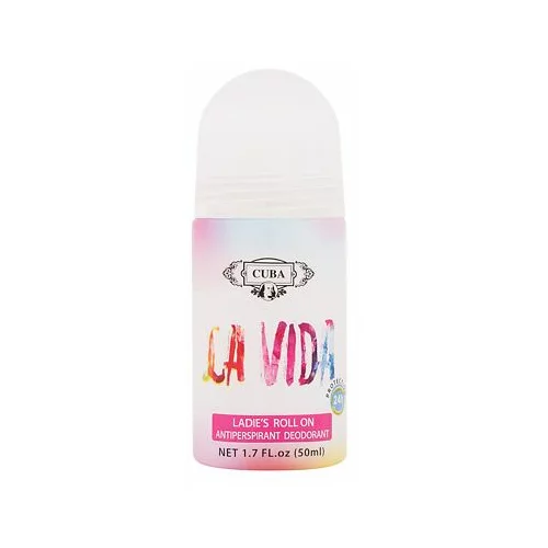 Cuba La Vida Ladie's Roll On antiperspirant roll-on 50 ml za žene