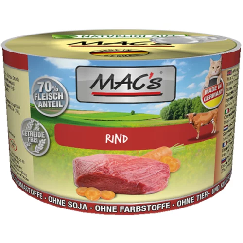 MAC's Varčno pakiranje MAC´s Cat 12 x 200 g - Govedina