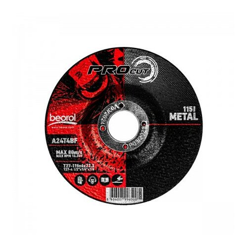  brusna ploča za metal 115x6 procut ( BPM115X6 ) Cene