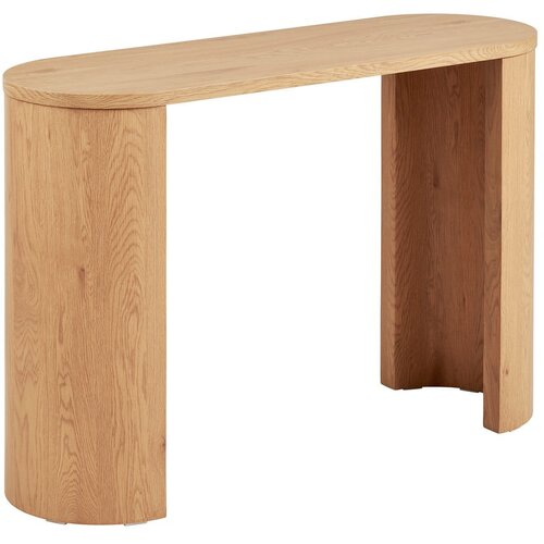 House Nordic Stranska mizica v hrastovem dekorju v naravni barvi 38x114 cm Bibione &amp;ndash; Slike