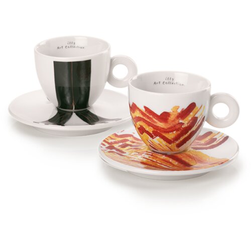 Illy set soljice za cappuccino Genesi (pack A) 2/1 ART COLLECTION Slike