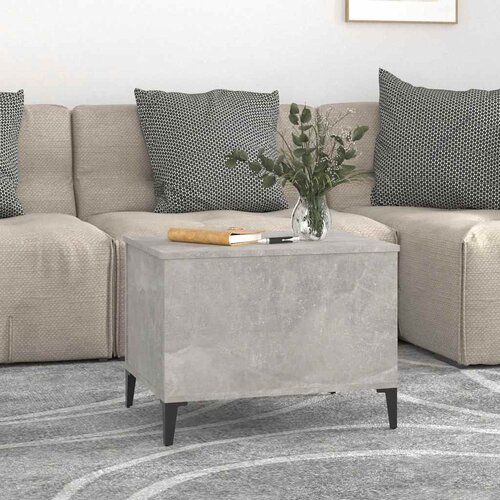 Stolić za kavu boja betona 60 x 44,5 x 45 cm konstruirano drvo Slike