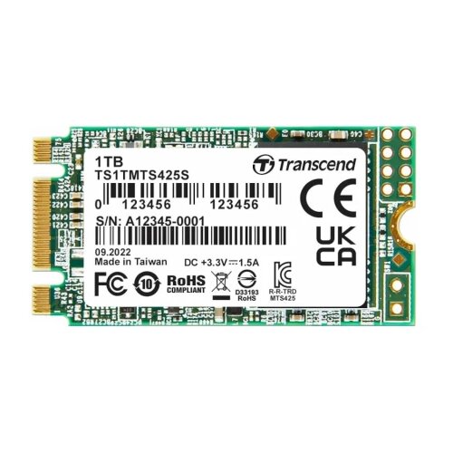 Transcend M.2 sataiii 1TB, 2242, b+m key, tlc Slike