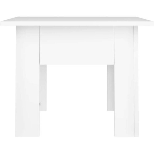 VidaXL stolić za kavu bijeli 55 x 55 x 42 cm od iverice Slike