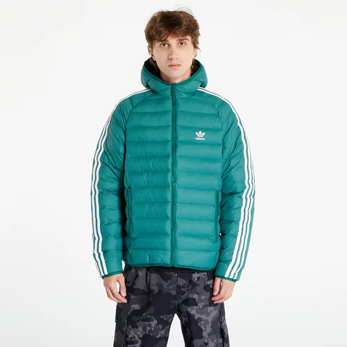 Adidas Pad Hooded Puffer Jacket Collegiate Green/ White