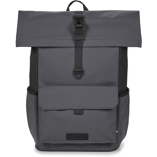 Tommy Hilfiger TH SEASONAL PU ROLLTOP BACKPACK Siva Slike