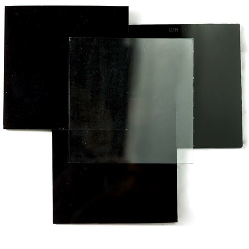 Microcer crno staklo DIN9 - 90×110 mm Slike