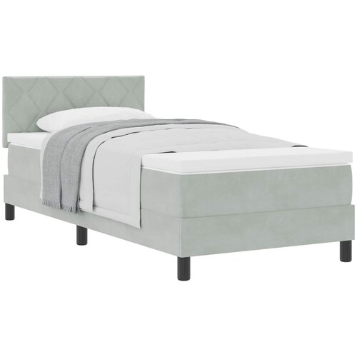  s opruga kutije Svijetlo siva 90 x 190 cm Bar&amp;scaron;un Slike
