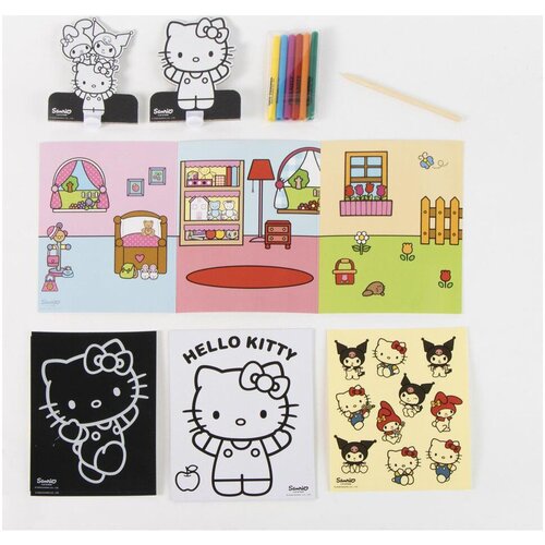Hello Kitty Papirnata torbica za bojanje and Friends, 24,5 x 16 cm Slike