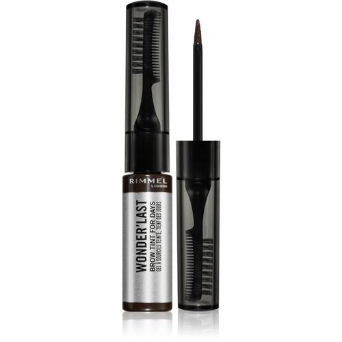 Rimmel London Wonder&amp;#039;Last semi-permanentna gelasta barva za obrvi odtenek 004 Soft Brown 4,5 ml Slike