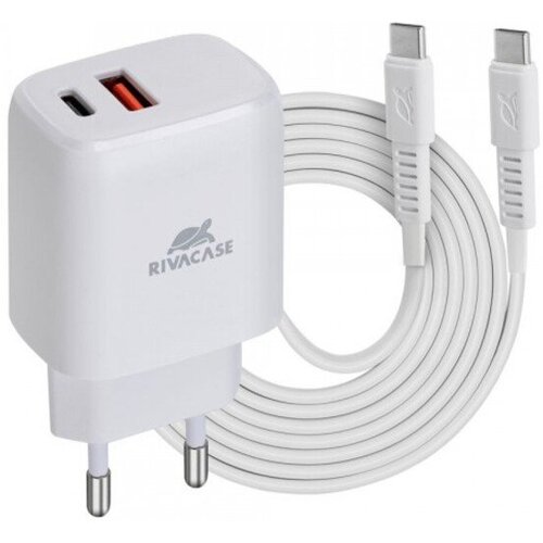 Rivacase hišni polnilec ps4192 wd4 quick charge 20w vhod type c in usb, ter s kablom type c - original (eu blister) bel Cene