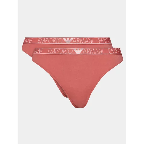 Emporio Armani Underwear Set 2 parov klasičnih spodnjih hlačk 163334 4R223 05373 Roza