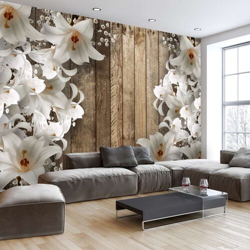  Samoljepljiva foto tapeta - Lilac Garden 245x175 Slike