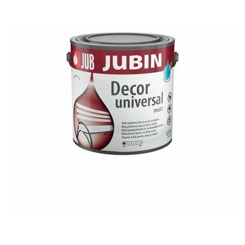 Jubin jub pokrivna boja decor universal matt 2000 0,618 l (dum) Cene