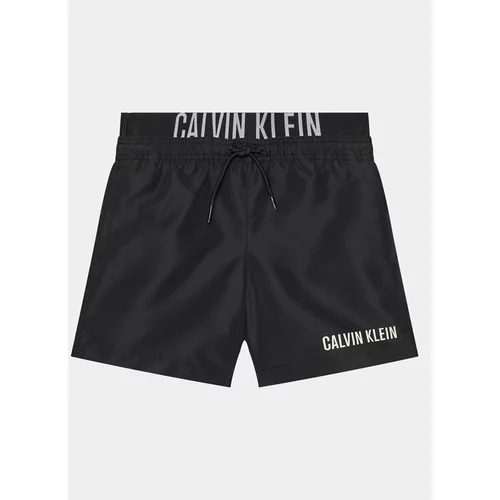 Calvin Klein Swimwear Kopalne hlače KV0KV00037 Črna Regular Fit