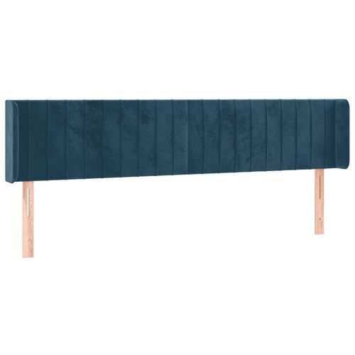  LED uzglavlje tamnoplavo 183x16x78/88 cm bar&amp;scaron;unasto Slike