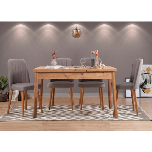 Hanah home trpezarijski sto i set stolica 5 komada Santiago Cene