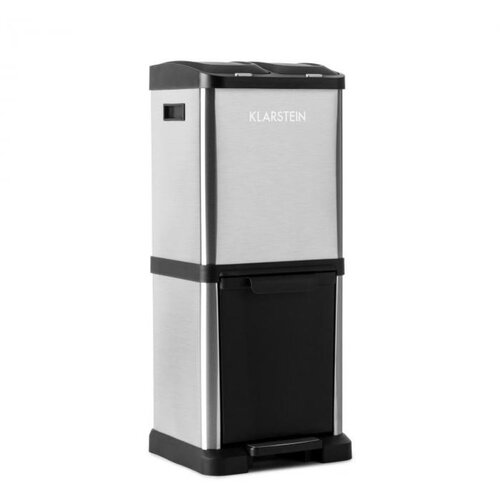 Klarstein ÖKOSYSTEM² KOŠ ZA LOČEVANJE ODPADKOV 30 L (1 X15 L, 2X7,5 L) PE, NERJAVEČE JEKLO Cene