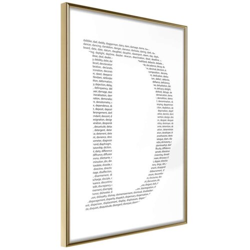  Poster - Capital D 30x45 Slike