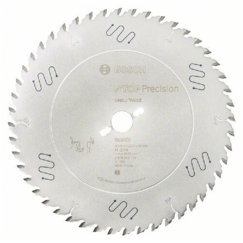 Bosch list kružne testere top precision best for wood 315x30x3.2;2.2mm 48T atb Slike
