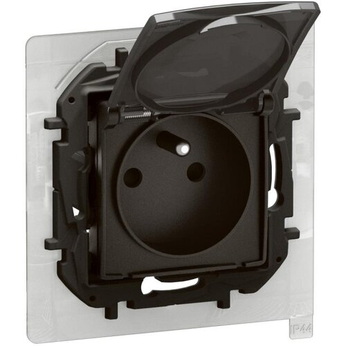 Legrand Spoljna kućna utičnica bez okvira 250V/16A NILOE IP44 crna Slike