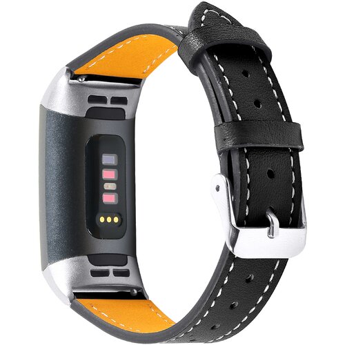 INF fitbit charge 3/4 zapestnica leather black, (21277985) Cene