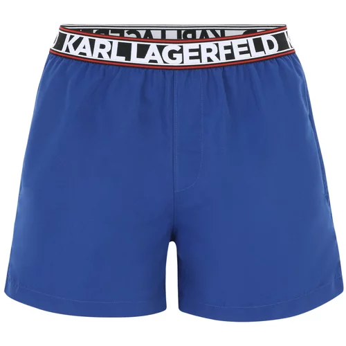 Karl Lagerfeld Kratke kopalne hlače encijan / rdeča / črna / bela
