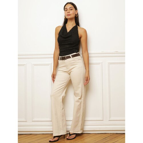 La Modeuse Jeans 79157_P188452 Bež Slike