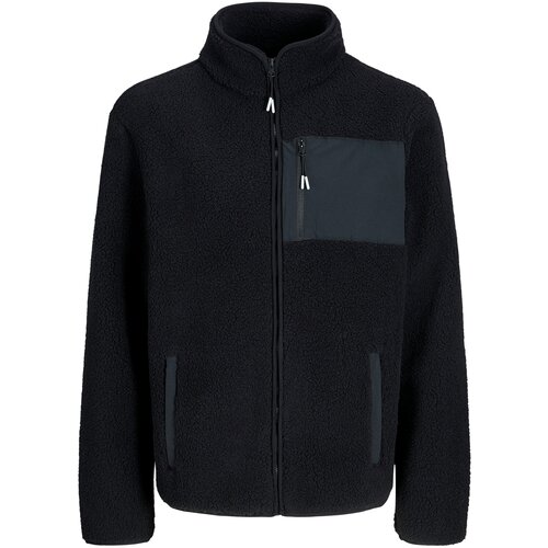 Jack & Jones Flis jakna 'JJThatcher' crna Cene