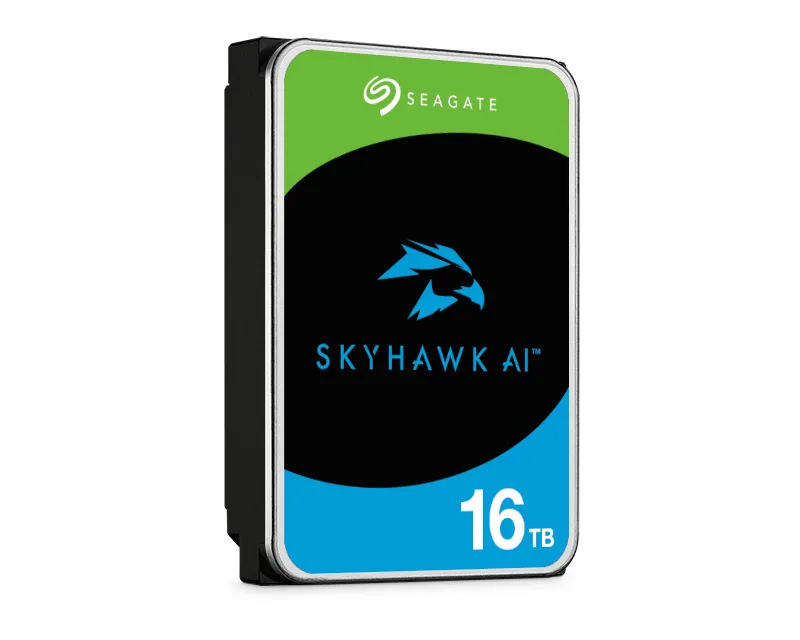Seagate SkyHawk AI internal hard drive 16 TB 7200 RPM 512 MB 3.5 Serial ATA III (ST16000VE005) Slike