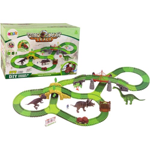  Staza za autiće Dinosaur - 270 elemenata Slike