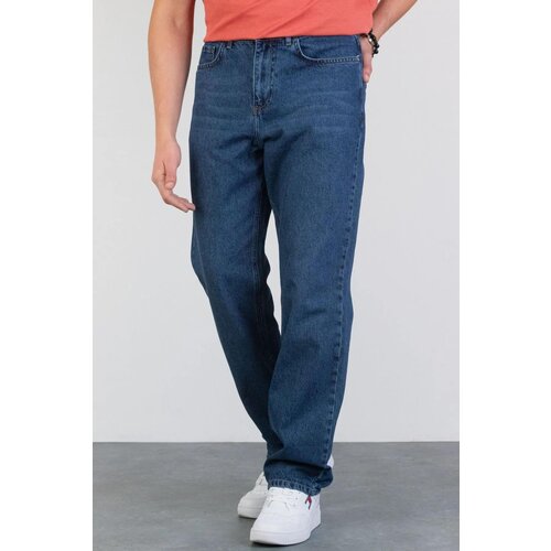 Dewberry 52334 Baggy Fit Relaxed Cut Hlt Loose Mens Jeans-BLUE Cijene