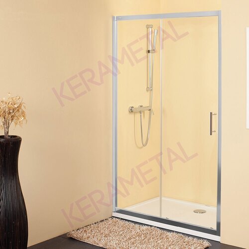 Kolpa San sq line tu&amp;scaron; vrata samostojeća TV2D/S 100/K silver brill 511580 Slike