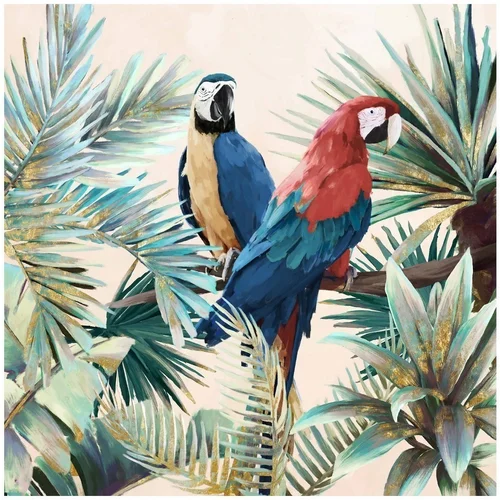 Signes Grimalt Slike, platna Tabela Parrots. Zelena