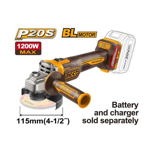 Ingco cagli221153 aku brusilica 115mm solo (1200w) super ( CAGLI221153 ) Cene