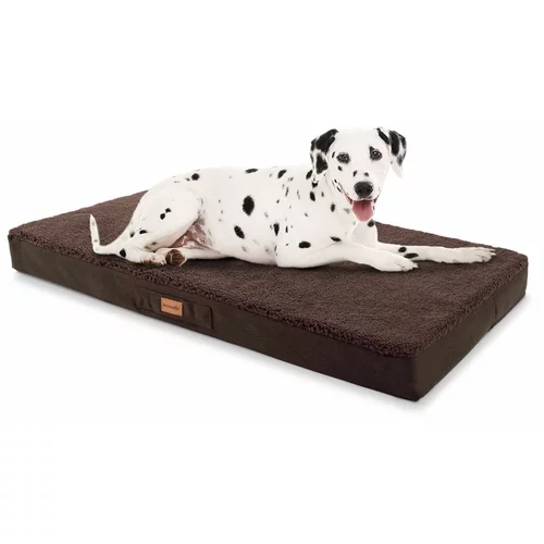 brunolie Balu, pasja postelja, blazina za psa, pralna, ortopedska, protizdrsna, zračna spominska pena, velikost XL (120 × 10 × 72 cm)