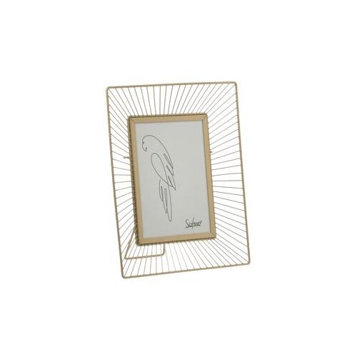  OKVIR ZA FOTO METALNI ZLATNI 10X15CM Cijene
