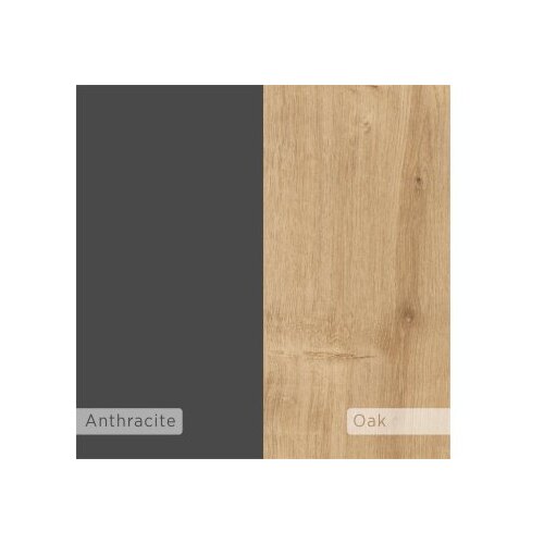 Hanah home Hanah Kućna TV komoda Francy 180, 180x30x30 cm, Antracit Slike