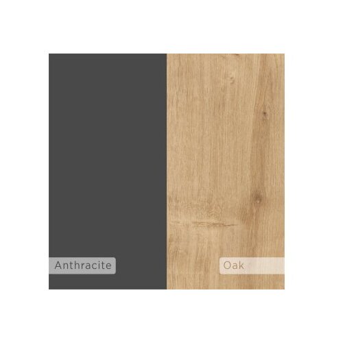Hanah home tv polica francy 180 sapphire oak anthracite Slike