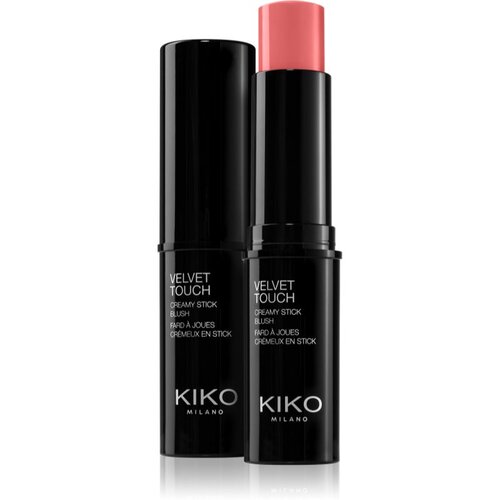KIKO Milano Velvet Touch kremasto rdečilo v paličici odtenek 05 Camelia Red 10 g Slike