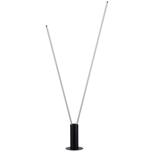 Nova Luce Mat črna kovinska LED stoječa svetilka z upogljivo konstrukcijo (vi&scaron;ina 181 cm) Kimolia &ndash; Cene