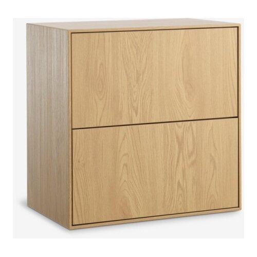  Zidni element modul komoda 2 fioke top.hrast boja Slike