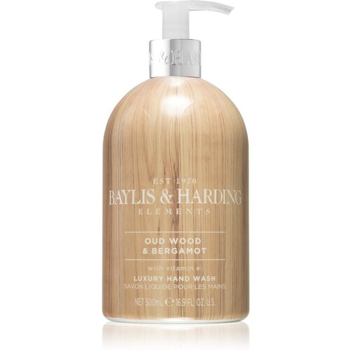 Baylis &amp;amp; Harding Elements Oud Wood &amp;amp; Bergamot tekoče milo za roke 500 ml Slike