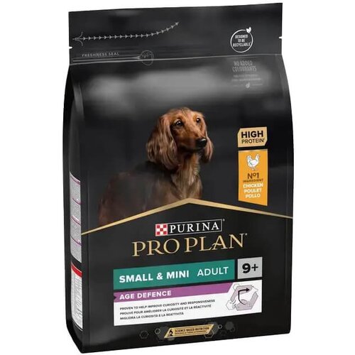 Purina PRO PLAN Age Defence Small &amp;amp; Mini Adult 9+ Chicken - hrana za starije pse malih i veoma malih rasa sa piletinom (3kg) Slike