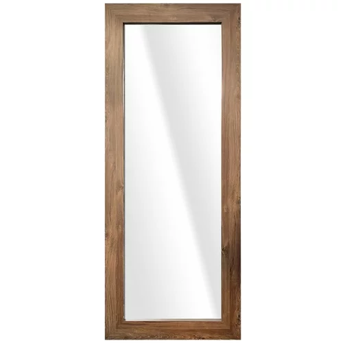 Styler zidno ogledalo u smeđom okviru Jyvaskyla, 60 x 148 cm