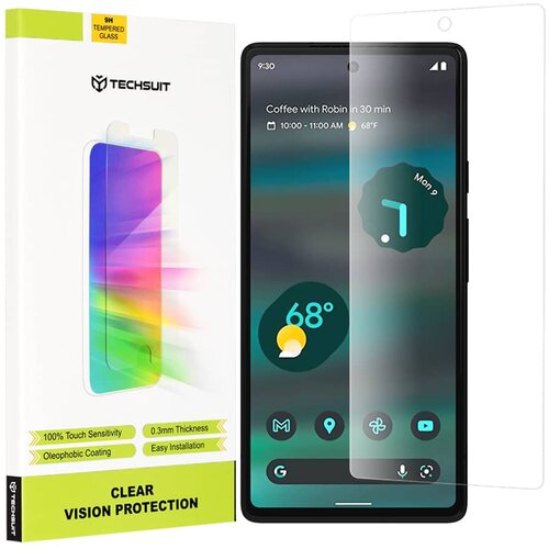 Techsuit Clear Vision Glass kaljeno steklo za Google Pixel 6a &ndash; Prozorno Cene