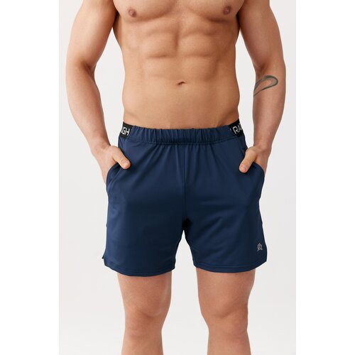 Rough Radical Man&amp;#039;s Shorts Split Shorts Navy Blue Slike